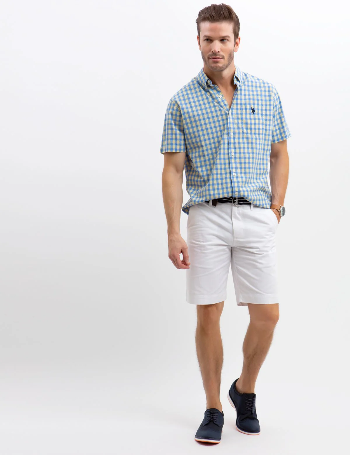 STRETCH SLIM POPLIN SHIRT