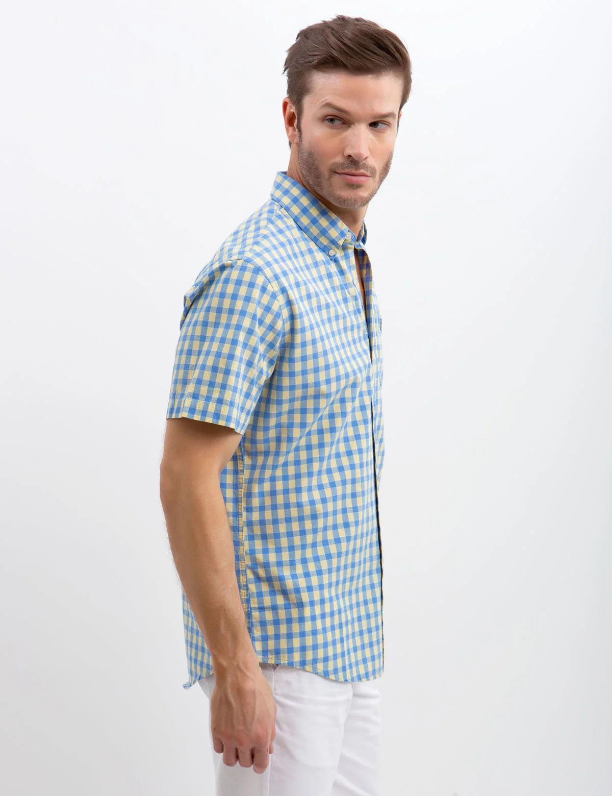 STRETCH SLIM POPLIN SHIRT - Image 11