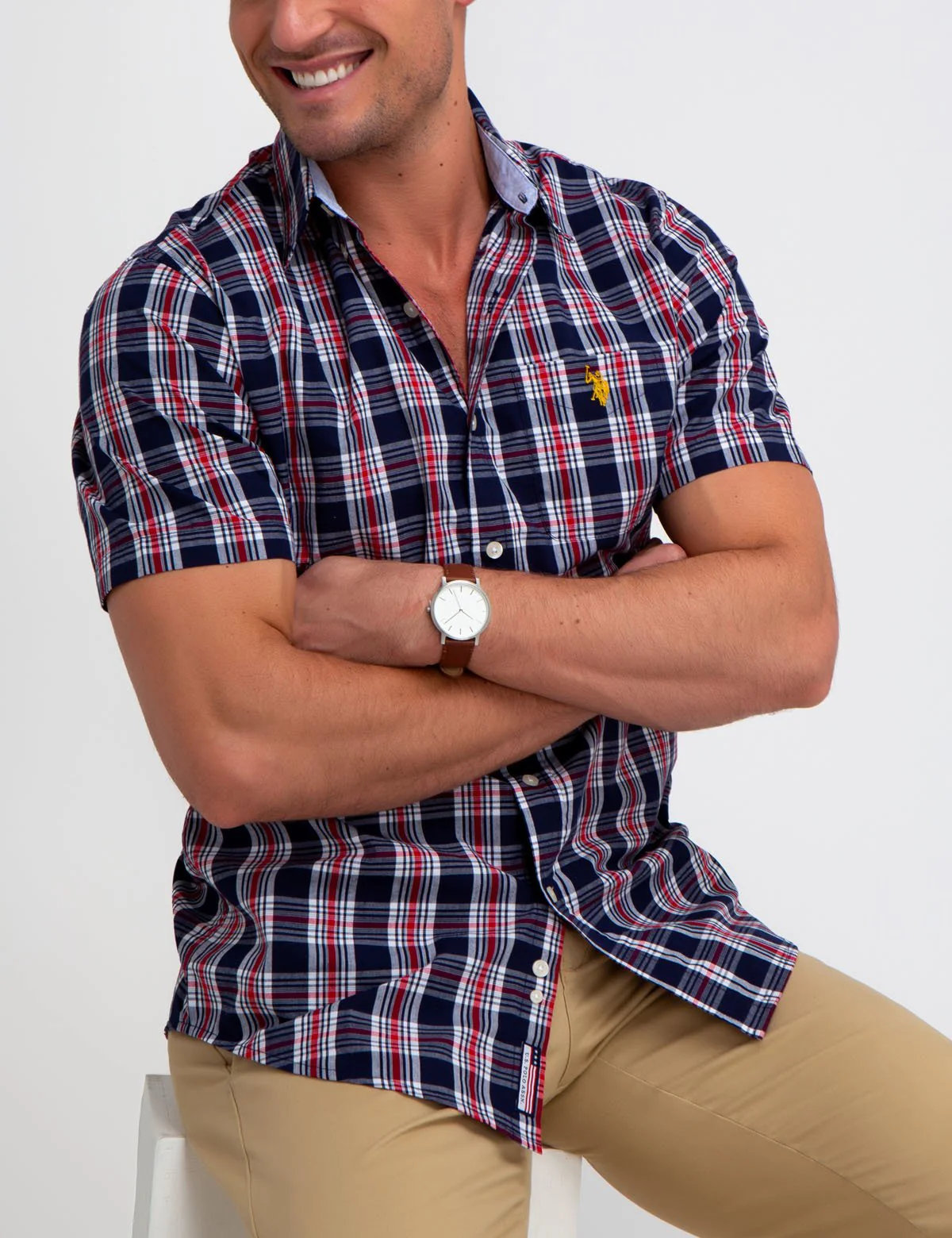 STRETCH SLIM POPLIN SHIRT - Image 4
