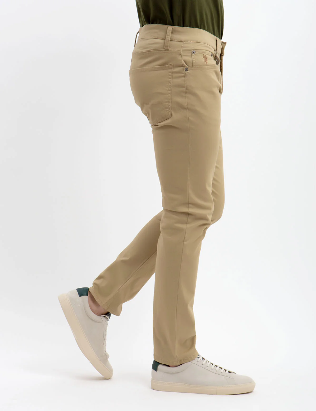STRETCH SLIM SATEEN PANTS - Image 8