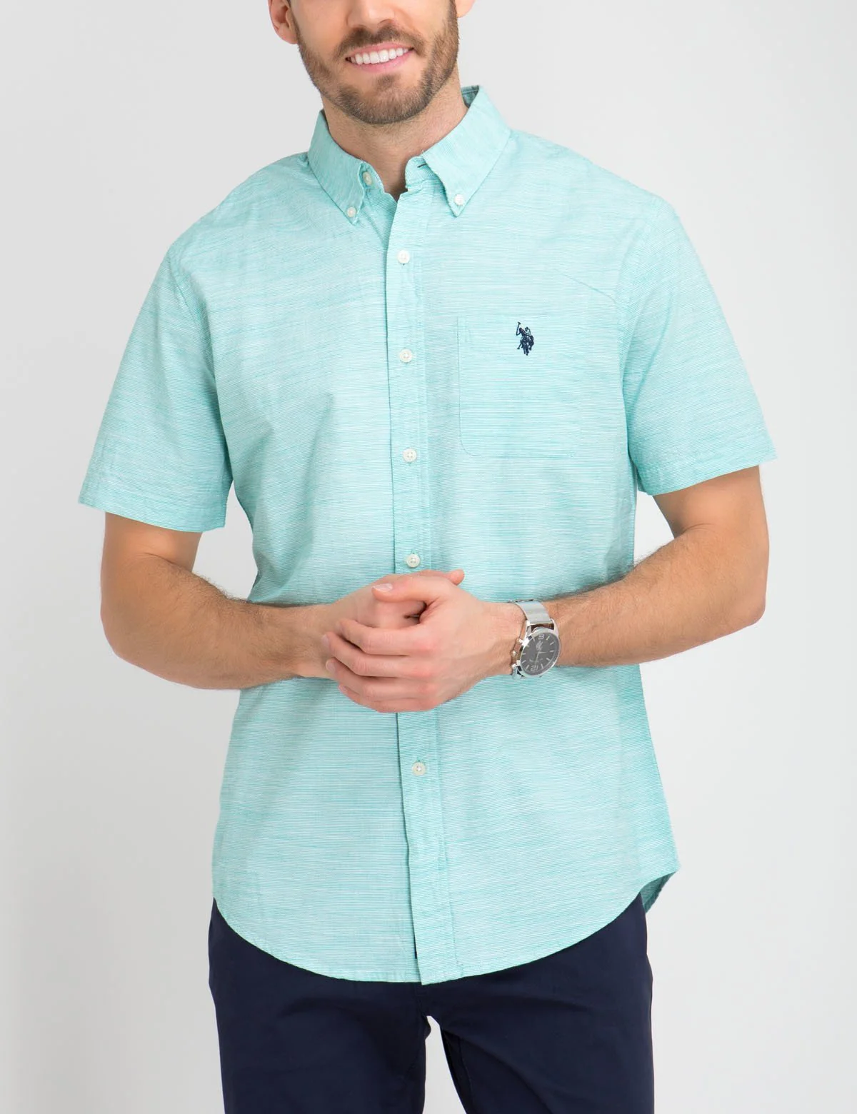 CLASSIC FIT COTTON POPLIN SHIRT - Image 5