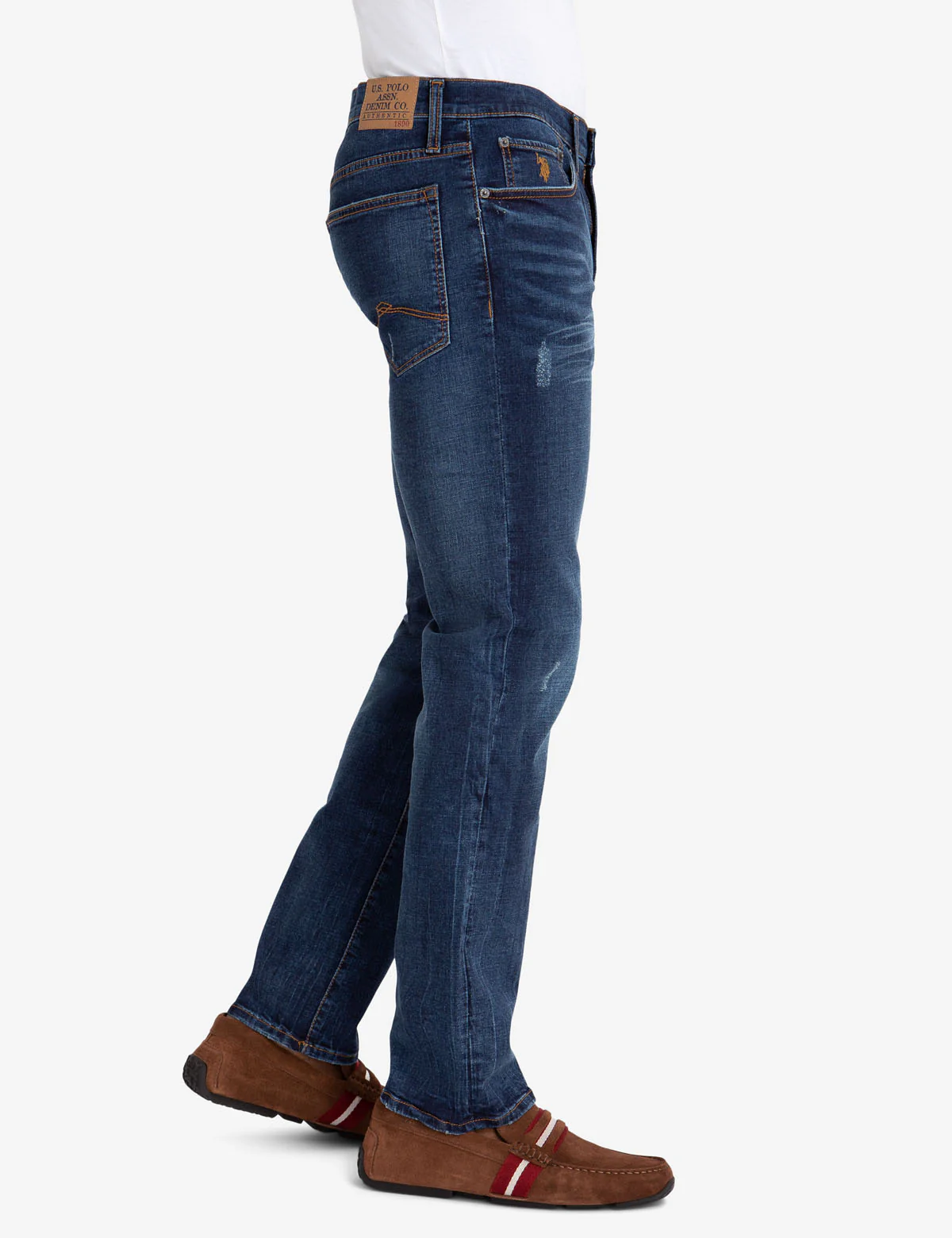 STRETCH SLIM STRAIGHT JEANS - Image 2
