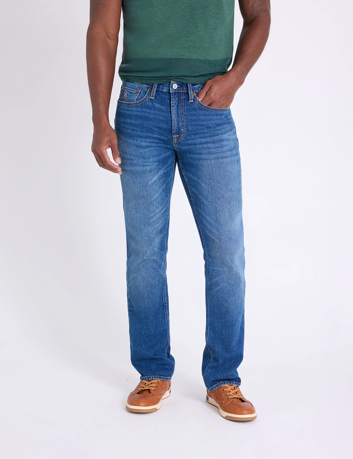 STRETCH SLIM STRAIGHT 5 POCKET JEAN
