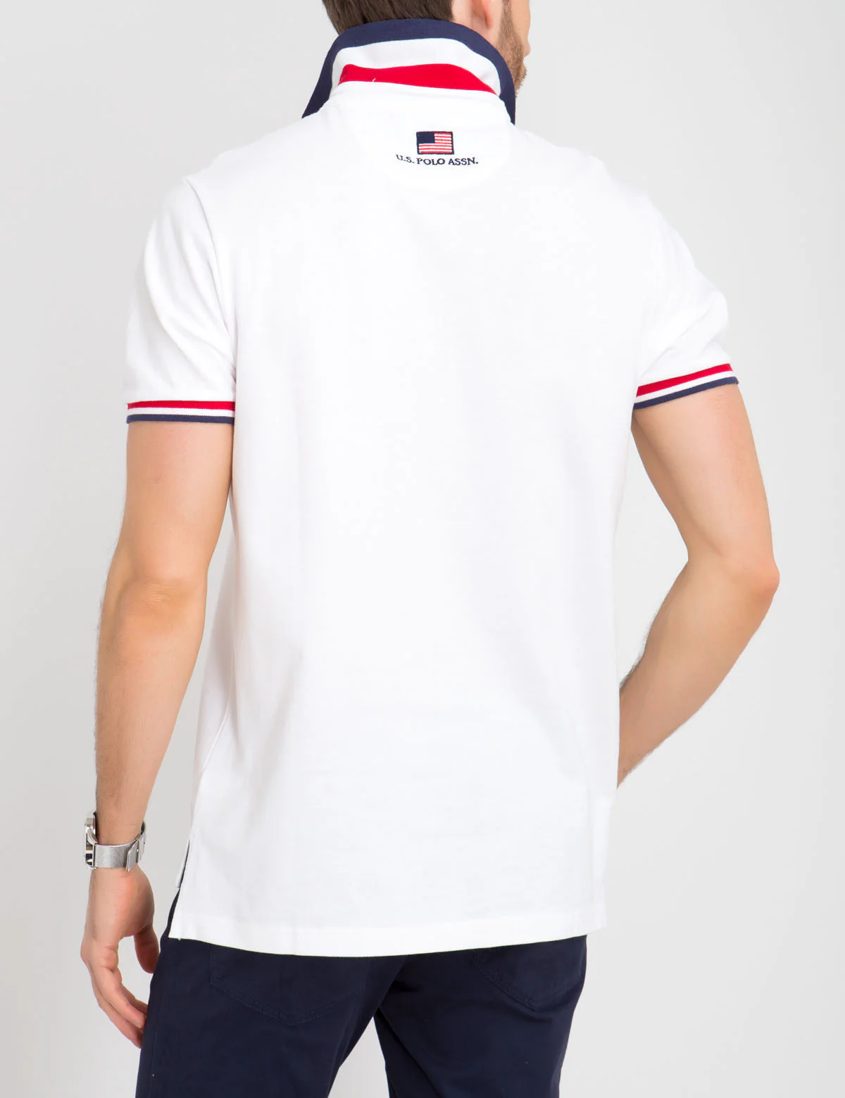 STRETCH SLIM TIPPED POLO SHIRT - Image 6