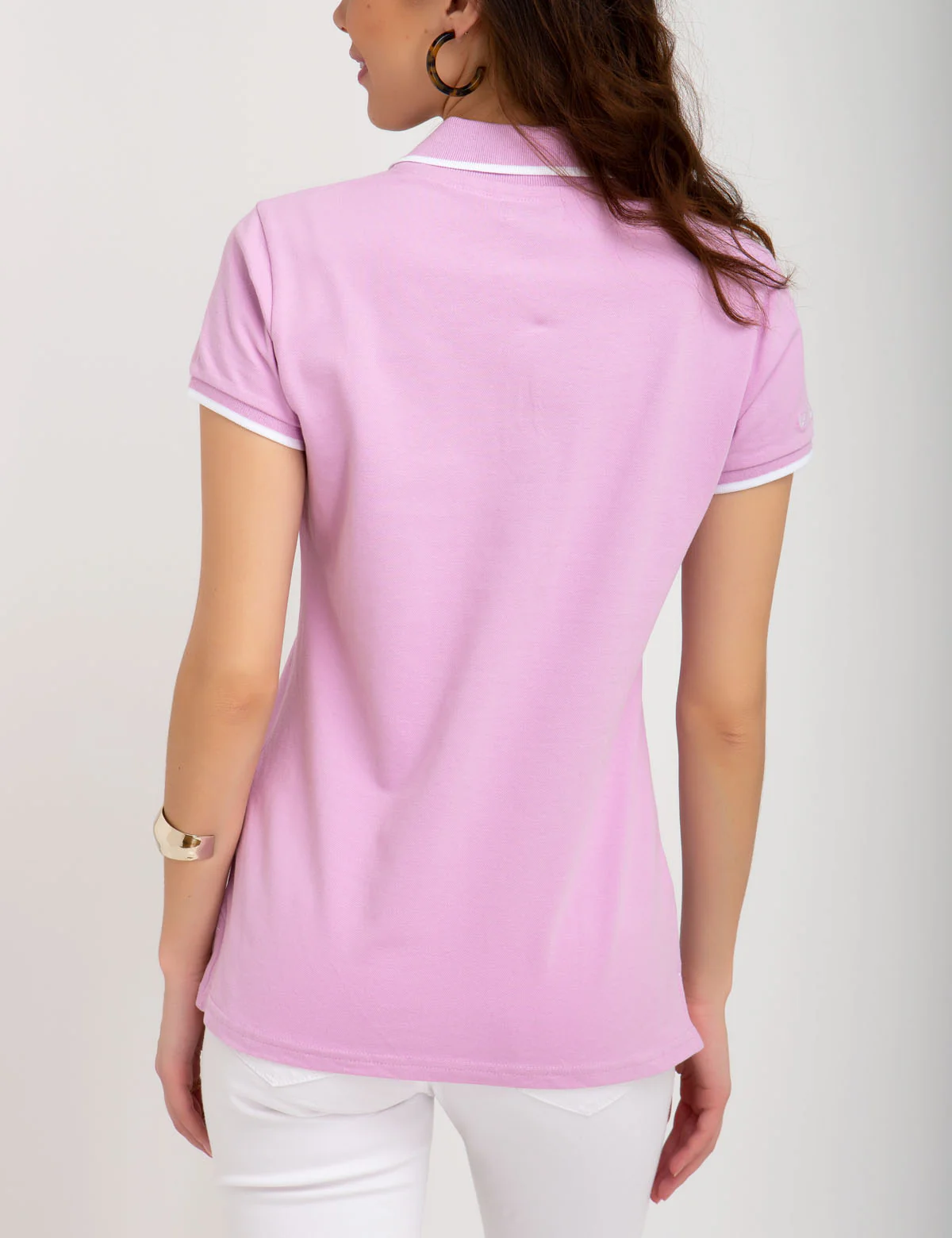 STRETCH SMALL LOGO TIPPED POLO SHIRT - Image 12