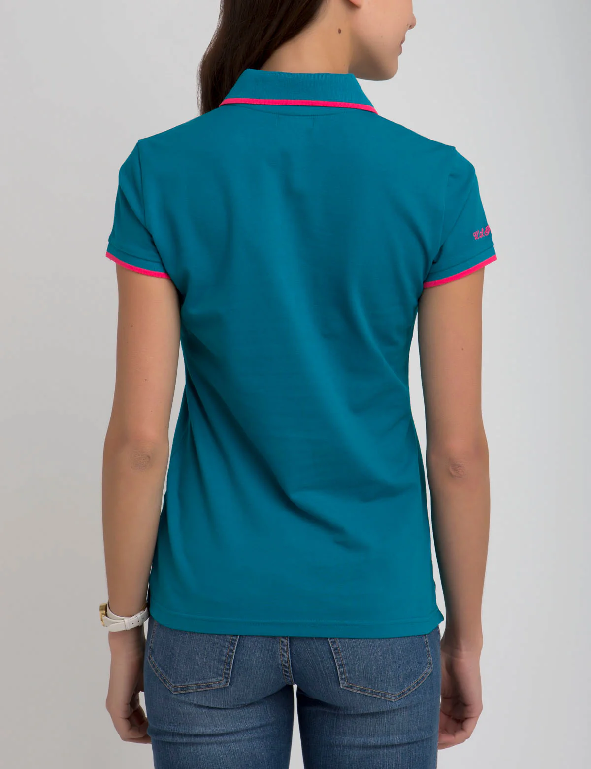 STRETCH SMALL LOGO TIPPED POLO SHIRT - Image 27