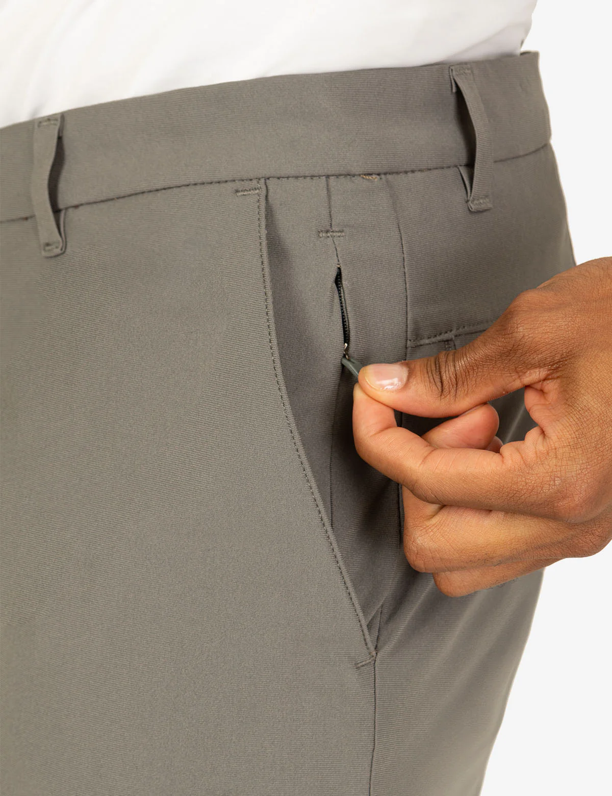 STRETCH TECH PANT WITH ZIPPER POCKETS - Image 14