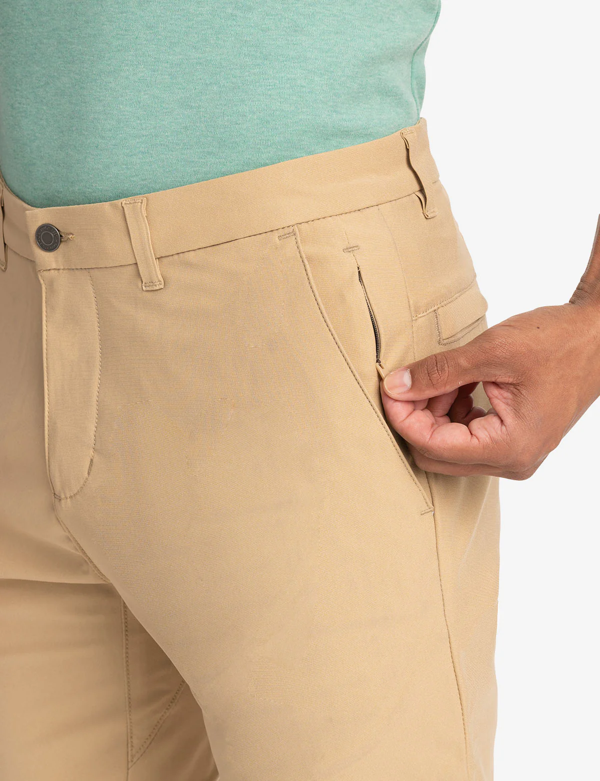 STRETCH TECH PANT WITH ZIPPER POCKETS - Image 7