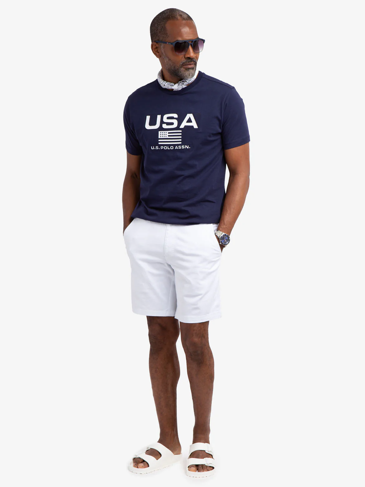 STRETCH TWILL JOGGER SHORTS - Image 2