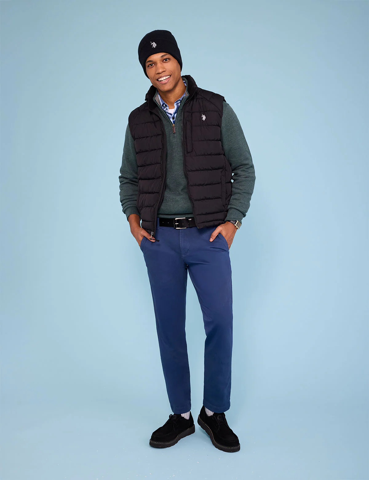 STRETCH TWILL SLIM STAIGHT CHINO PANTS - Image 5