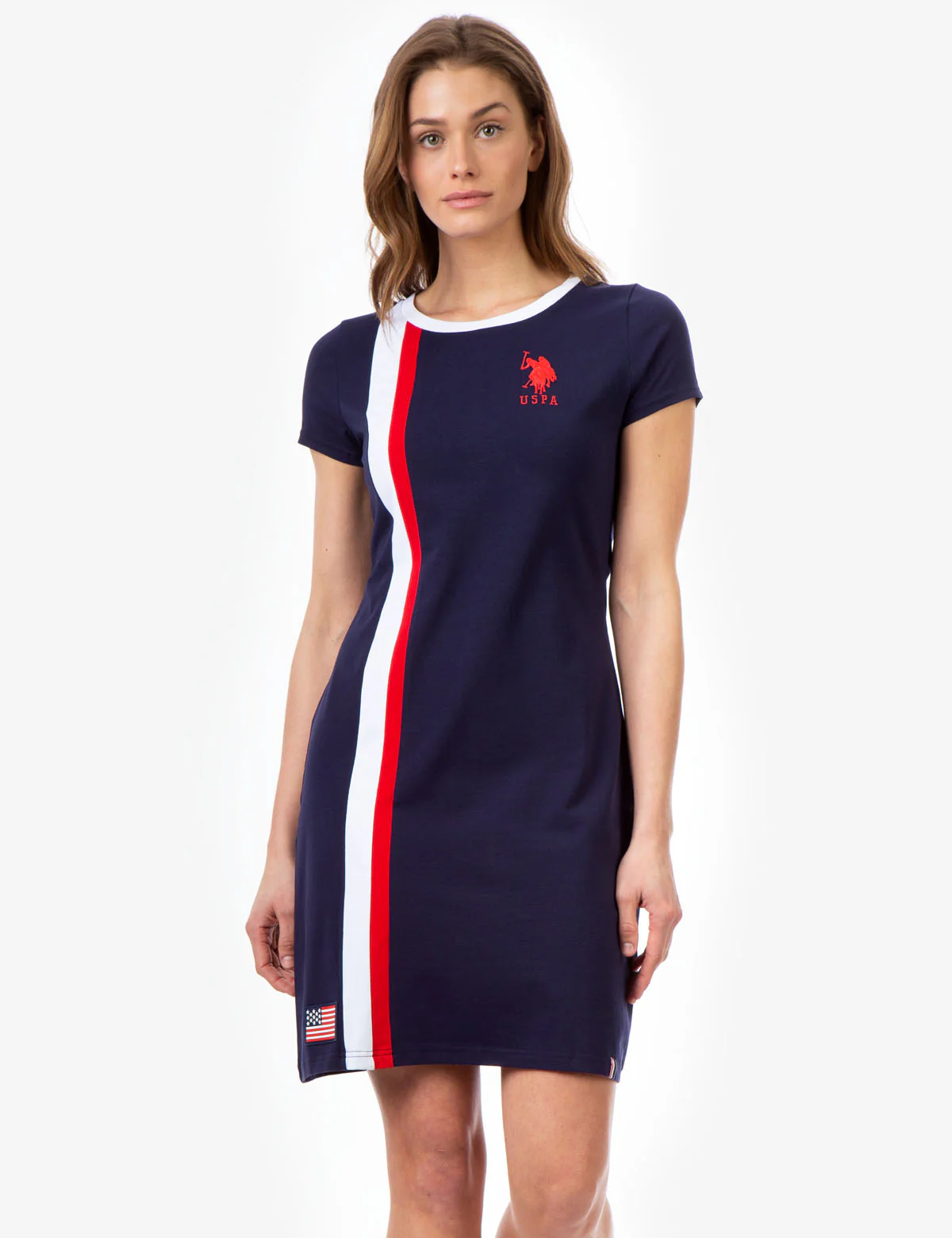 STRIPE FLAG RINGER DRESS