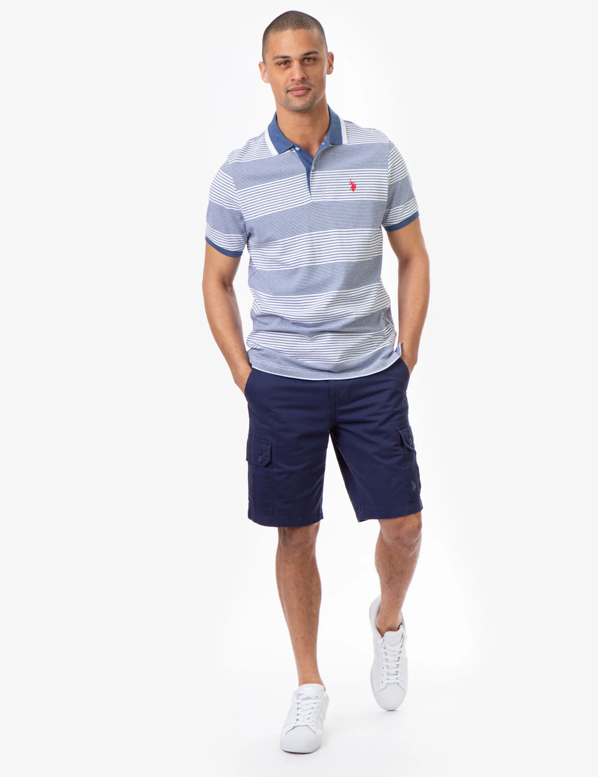 STRIPE PIQUE POLO SHIRT - Image 2