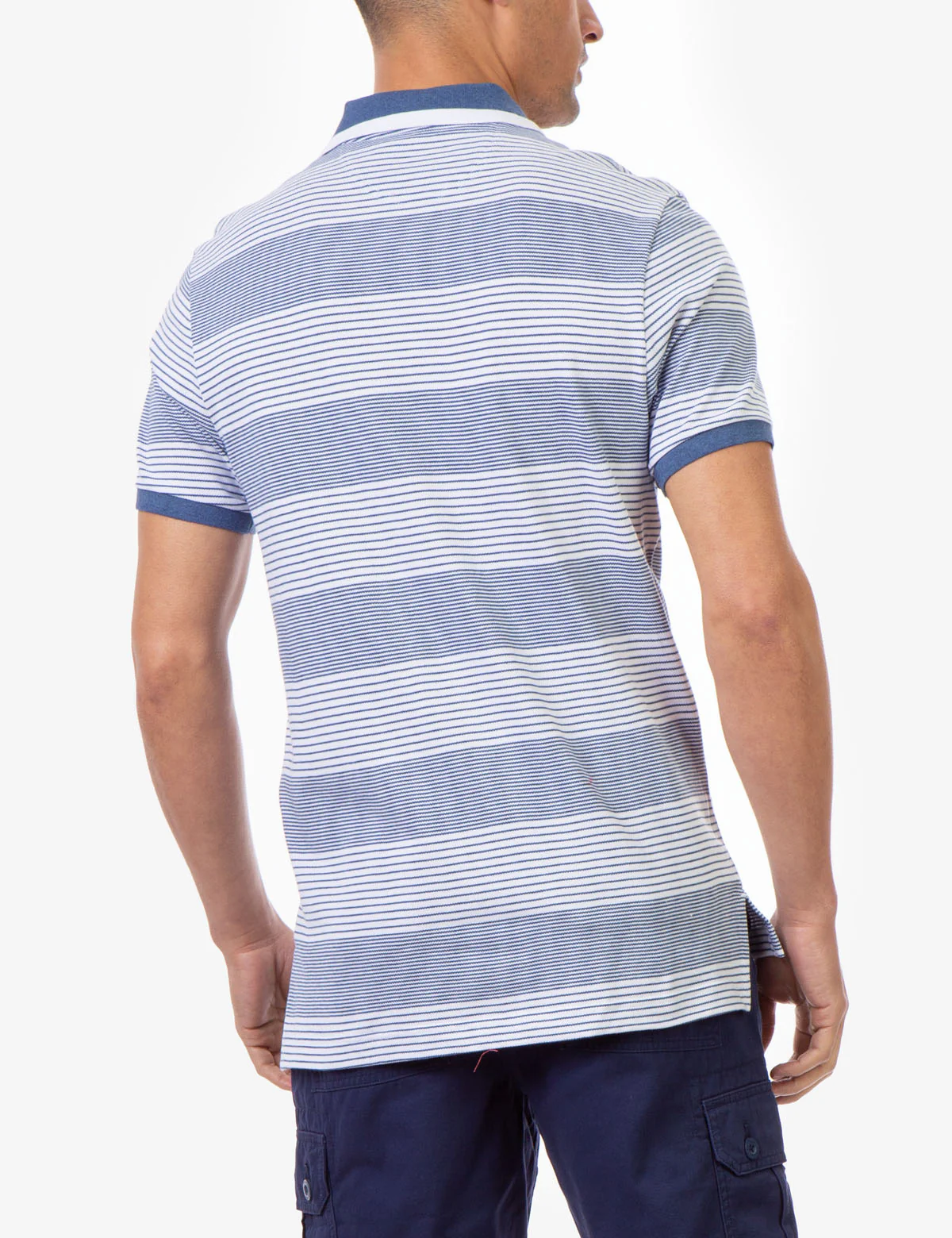 STRIPE PIQUE POLO SHIRT - Image 4