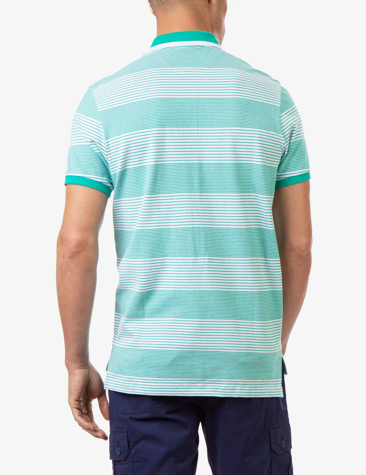 STRIPE PIQUE POLO SHIRT - Image 9