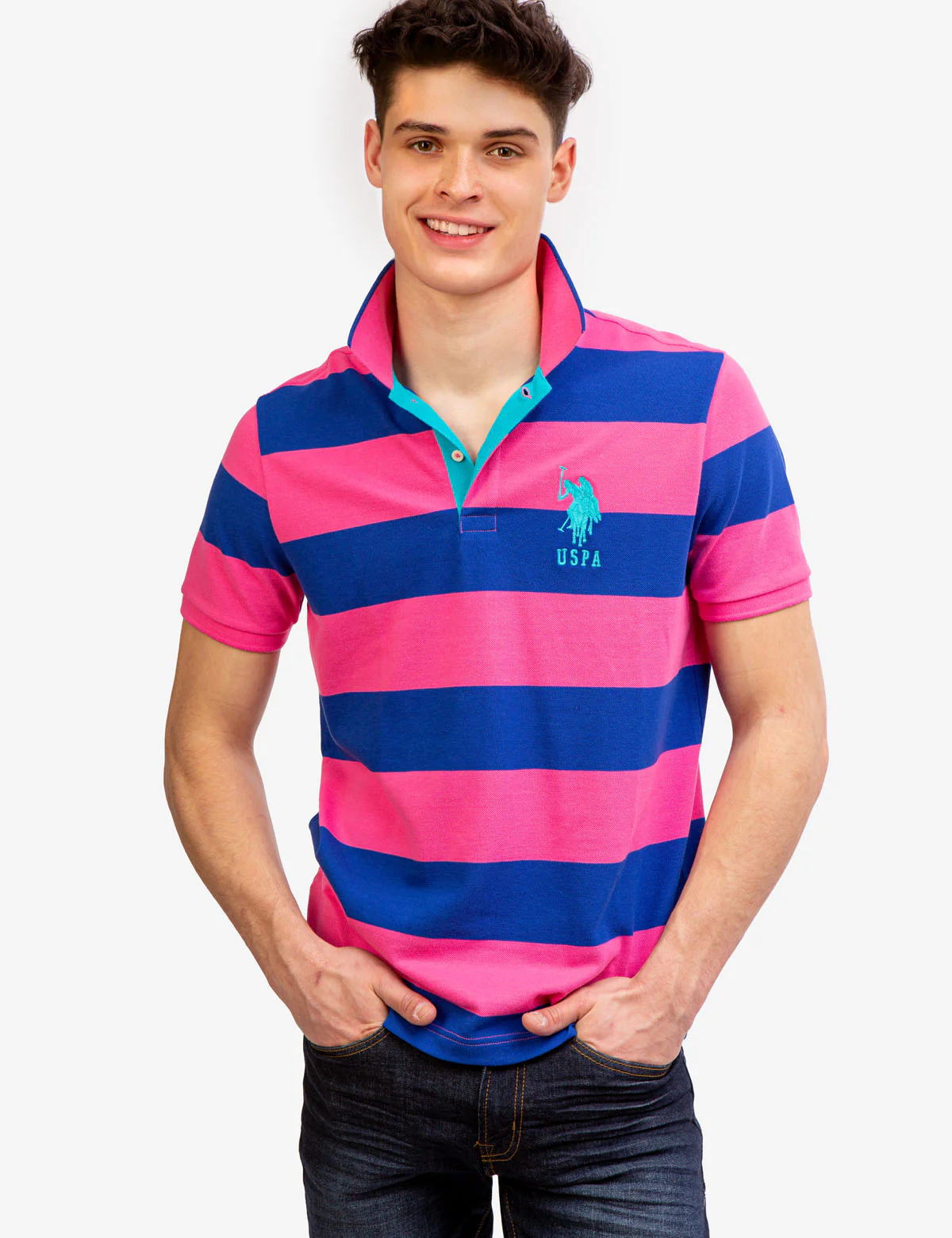STRIPE PIQUE POLO SHIRT - Image 5