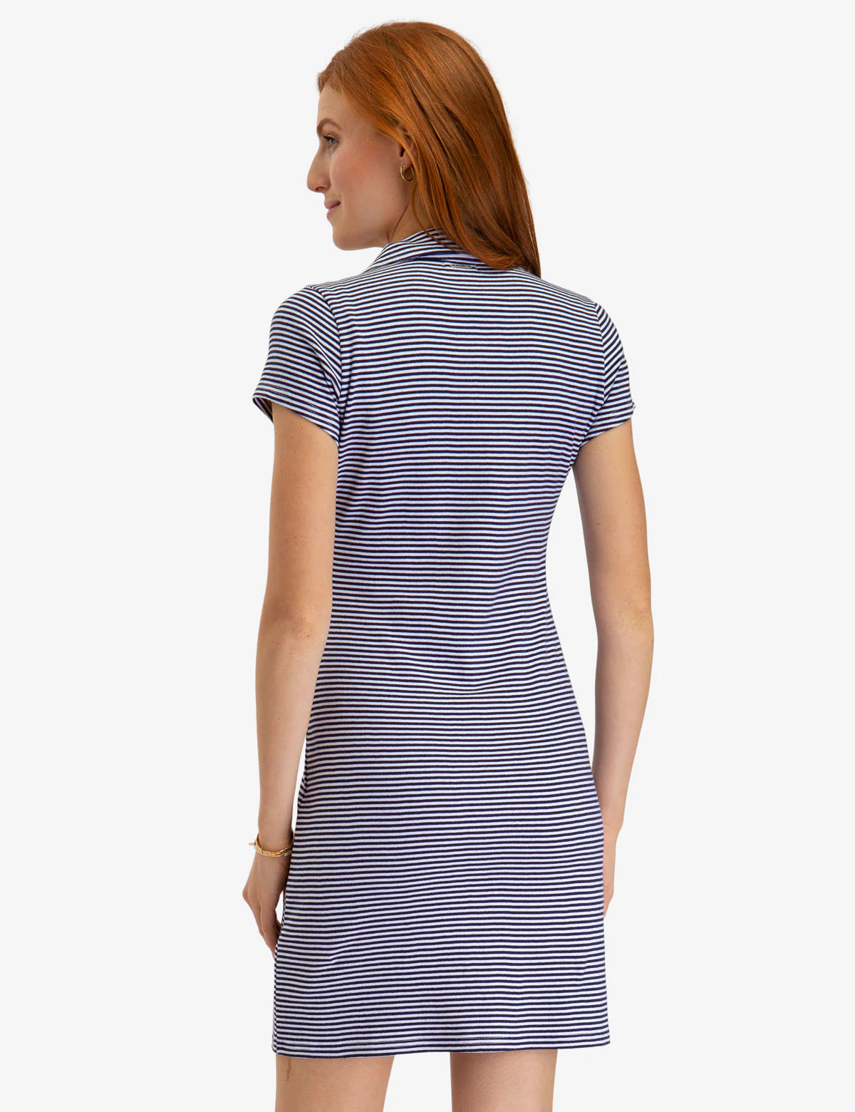 STRIPED BUTTON UP DRESS - Image 3