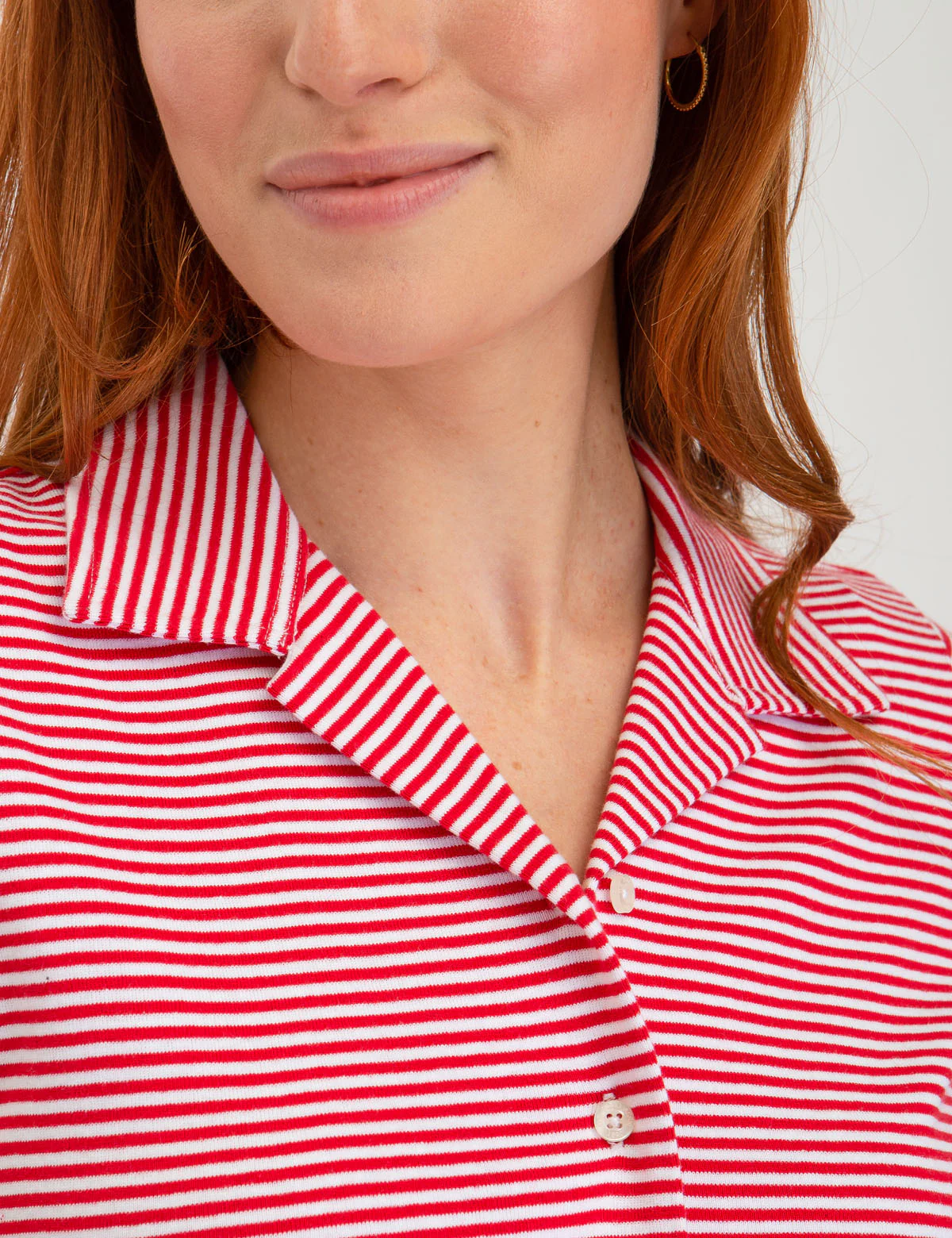STRIPED BUTTON UP DRESS - Image 9