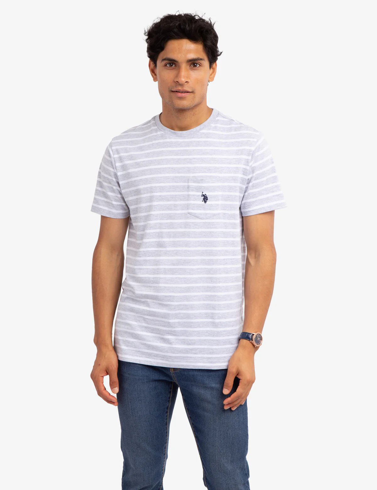 STRIPED CHEST POCKET T-SHIRT - Image 6