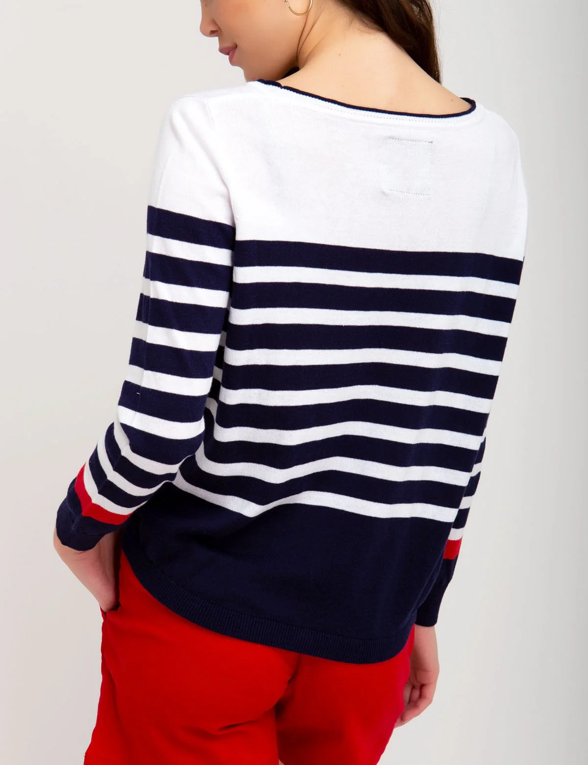 STRIPED COLORBLOCK SWEATER - Image 6