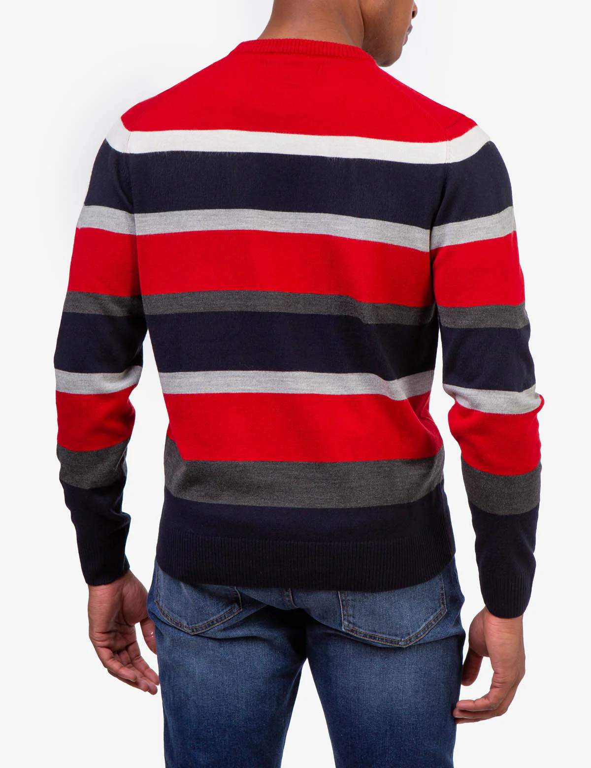 STRIPED CREW NECK SWEATER - Image 4