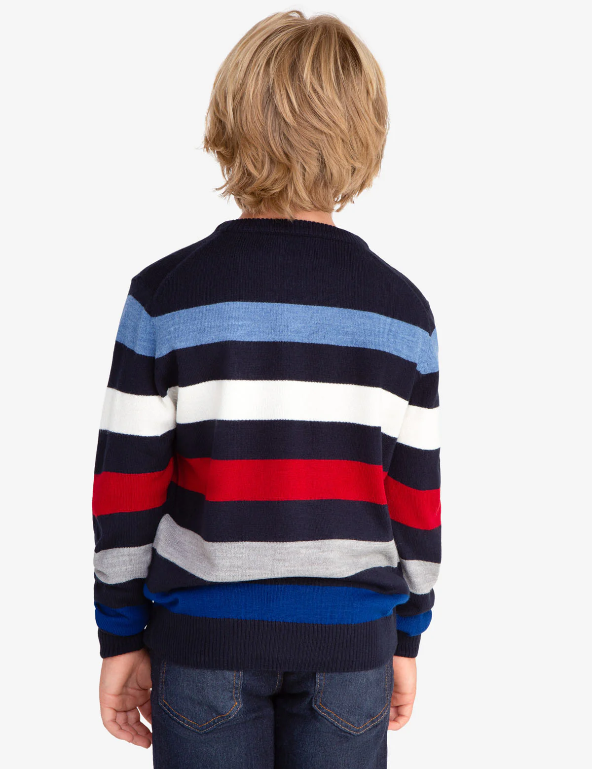 STRIPED CREW NECK SWEATER - Image 4