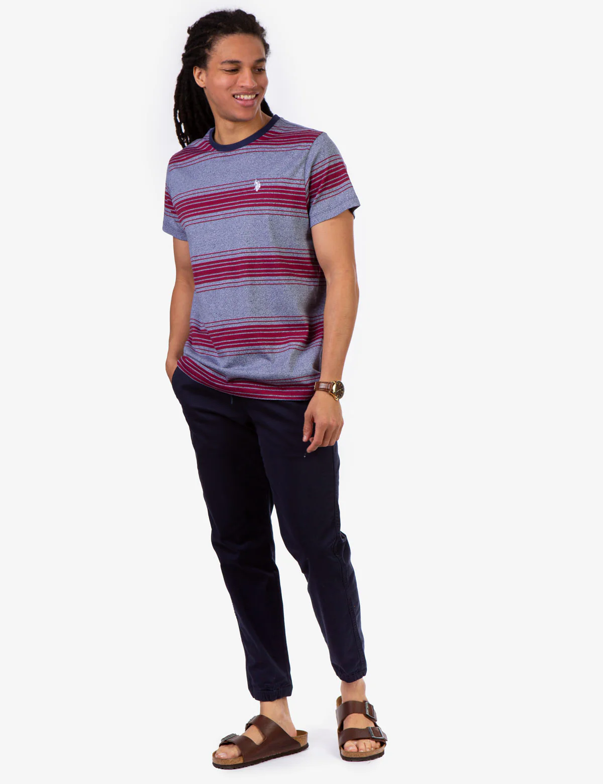 STRIPE CREW NECK T-SHIRT - Image 7