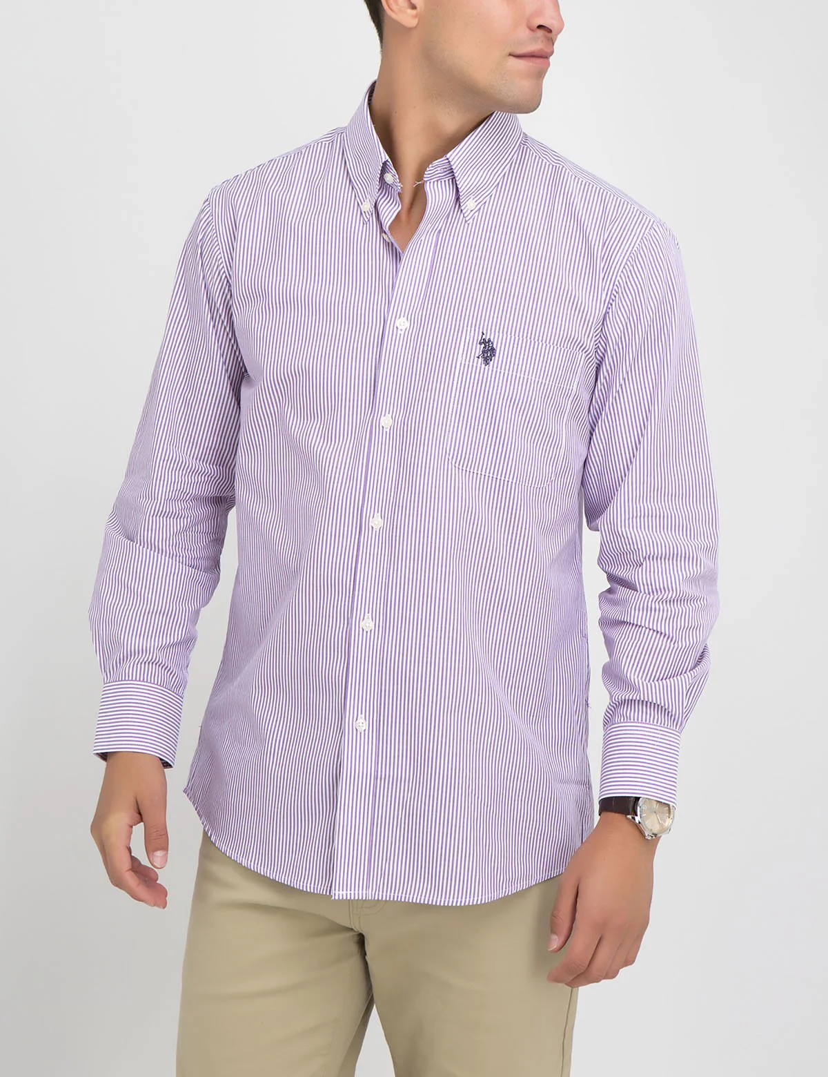 STRIPED DRESS SHIRT - Image 4