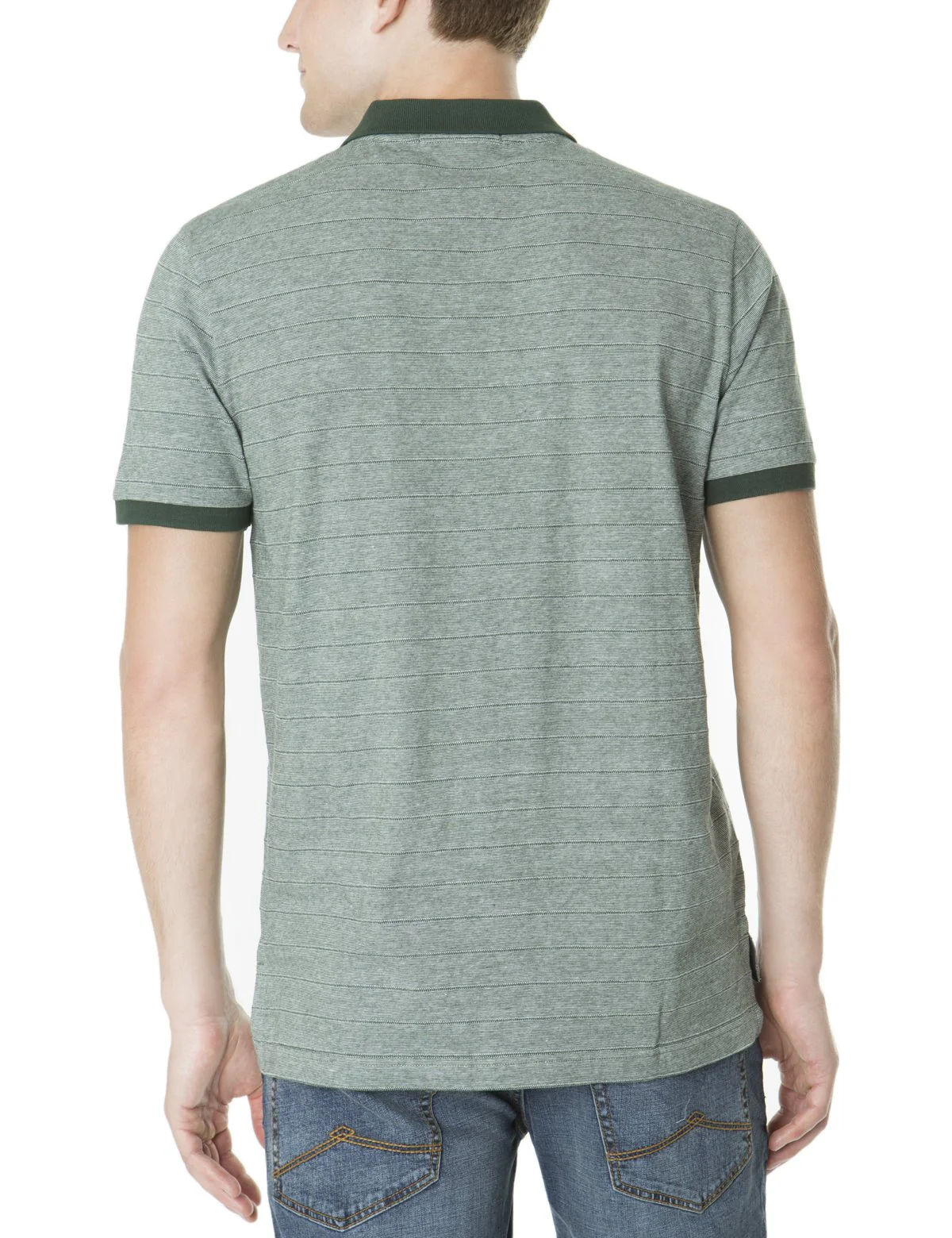 STRIPED JACQUARD POLO SHIRT - Image 6