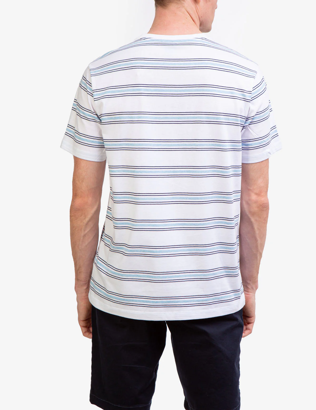 STRIPED JERSEY CREW NECK T-SHIRT - Image 15