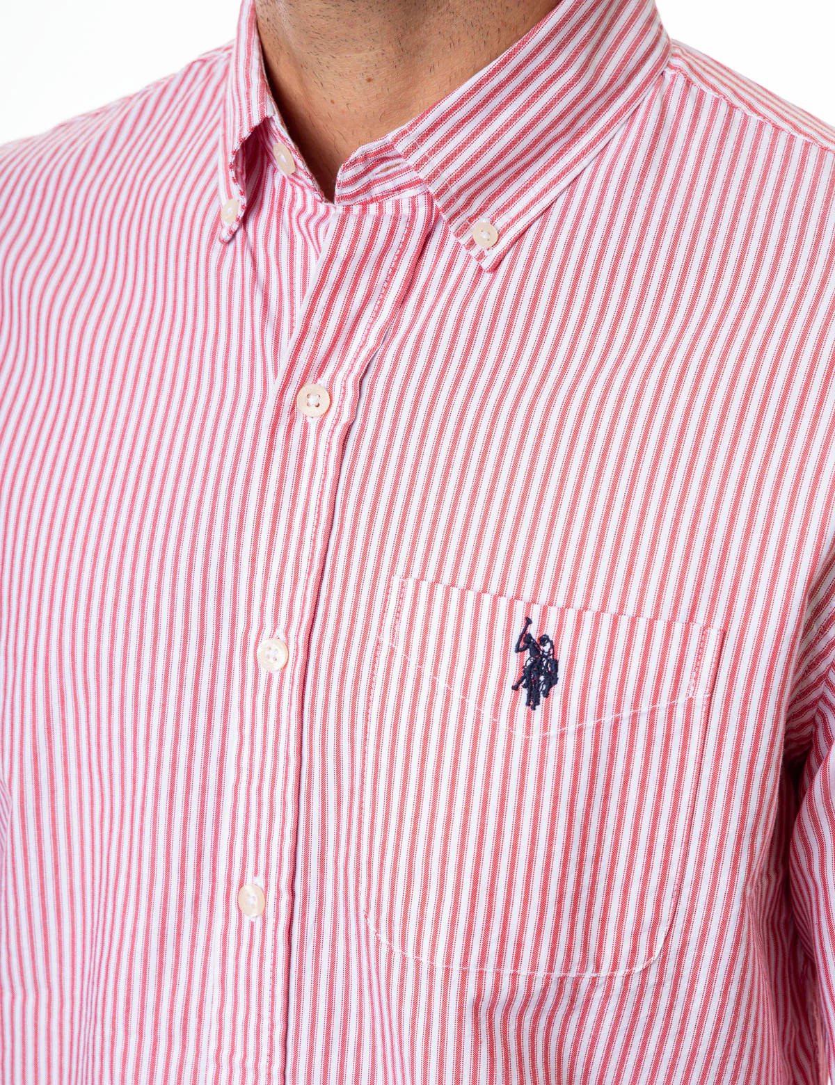 STRIPED LONG SLEEVE OXFORD SHIRT - Image 6