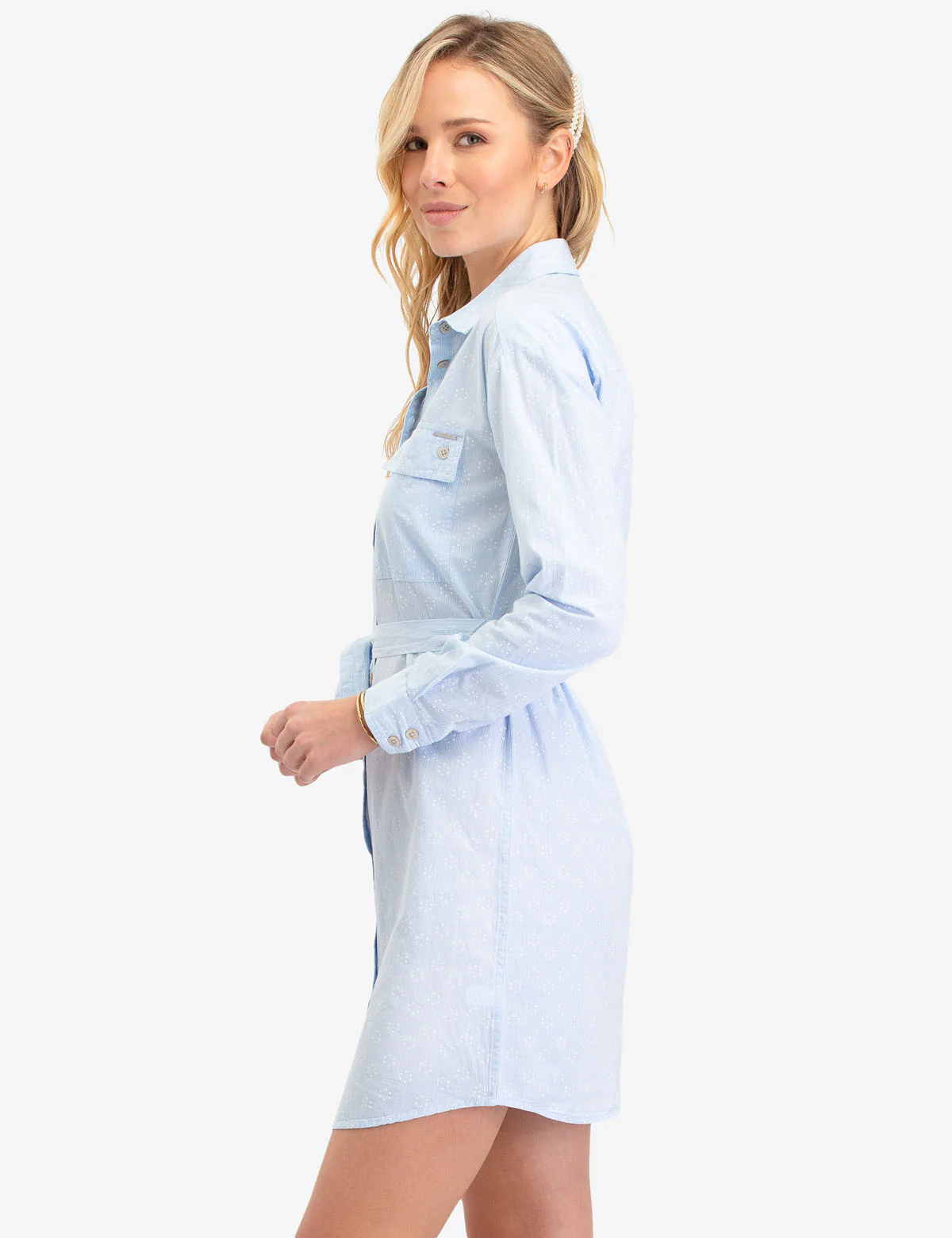 STRIPED OXFORD DRESS - Image 5