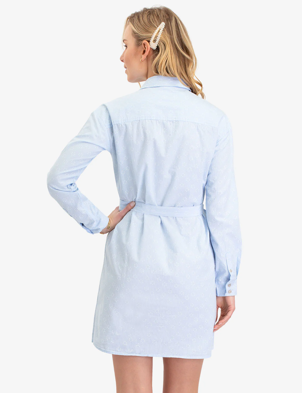 STRIPED OXFORD DRESS - Image 6