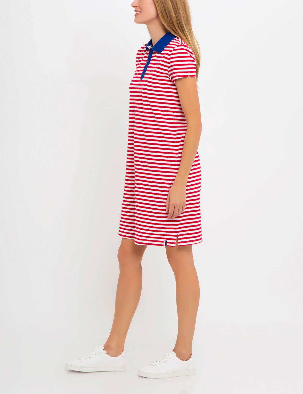 STRIPED POLO DRESS - Image 10