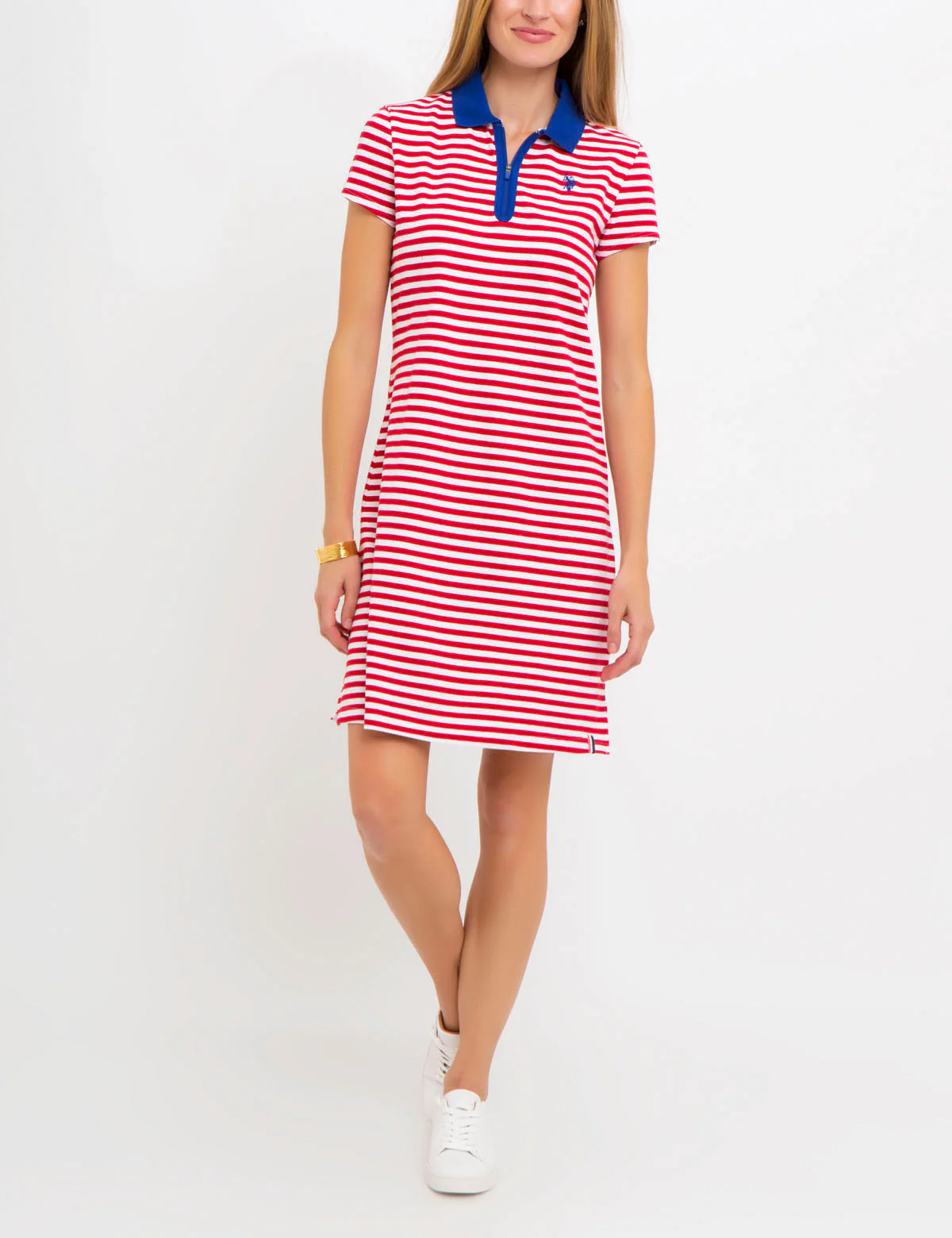 STRIPED POLO DRESS - Image 9