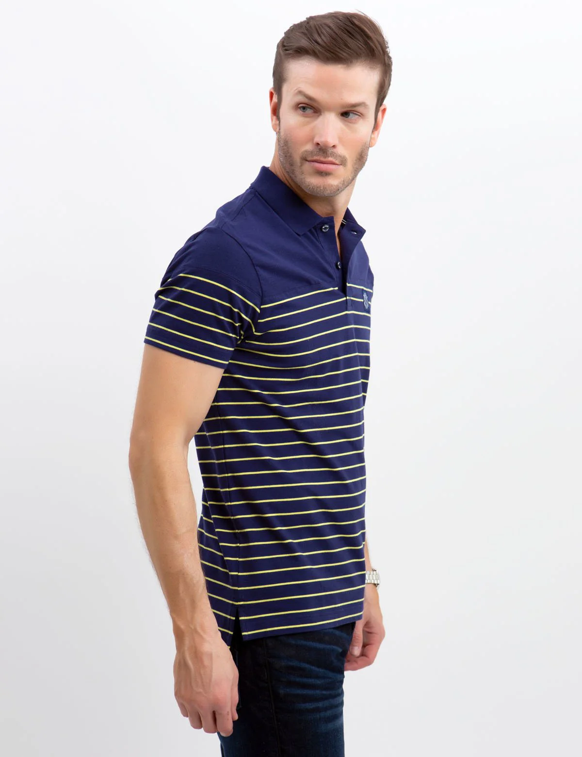 SLIM FIT STRETCH JERSEY POLO SHIRT - Image 11