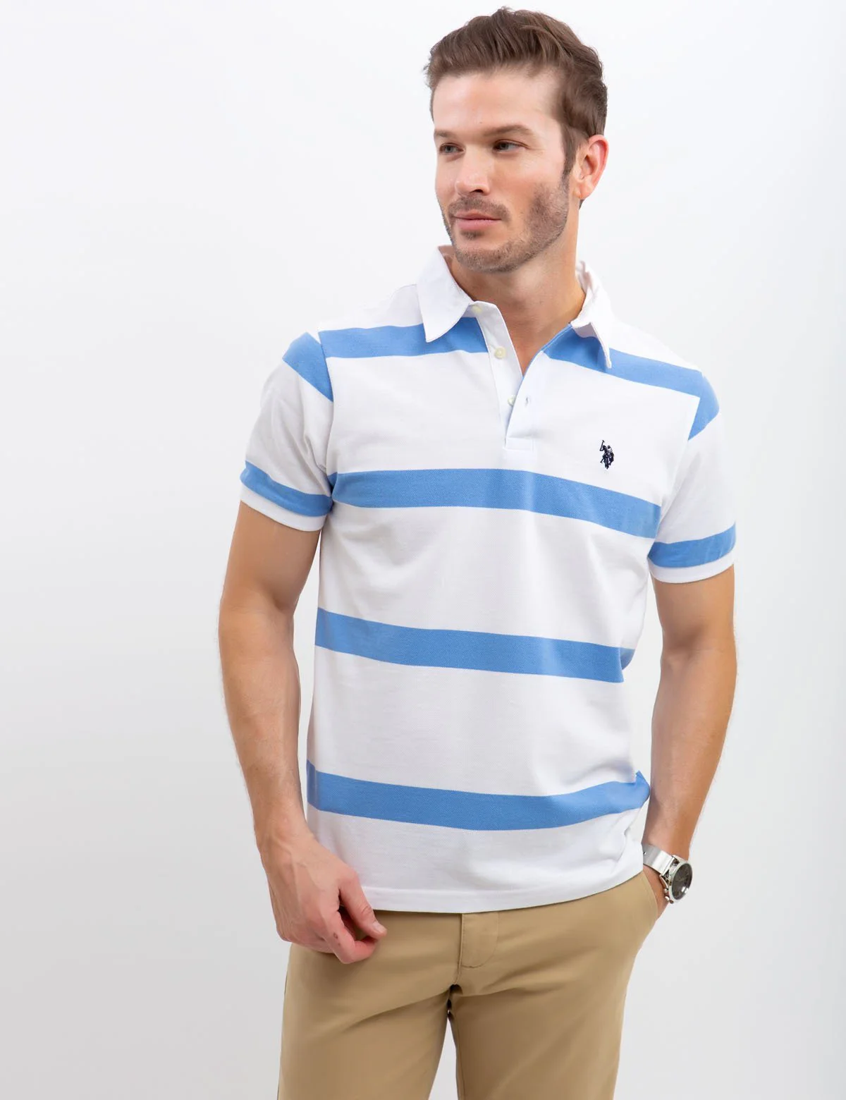 STRIPED POLO SHIRT