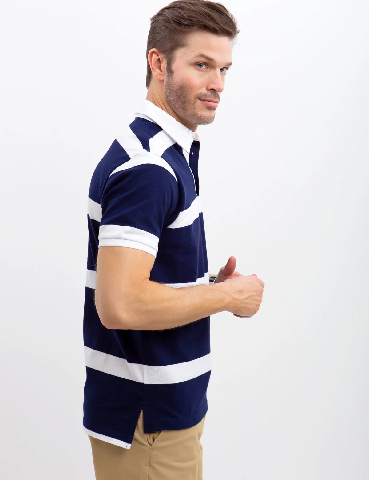 STRIPED POLO SHIRT - Image 10