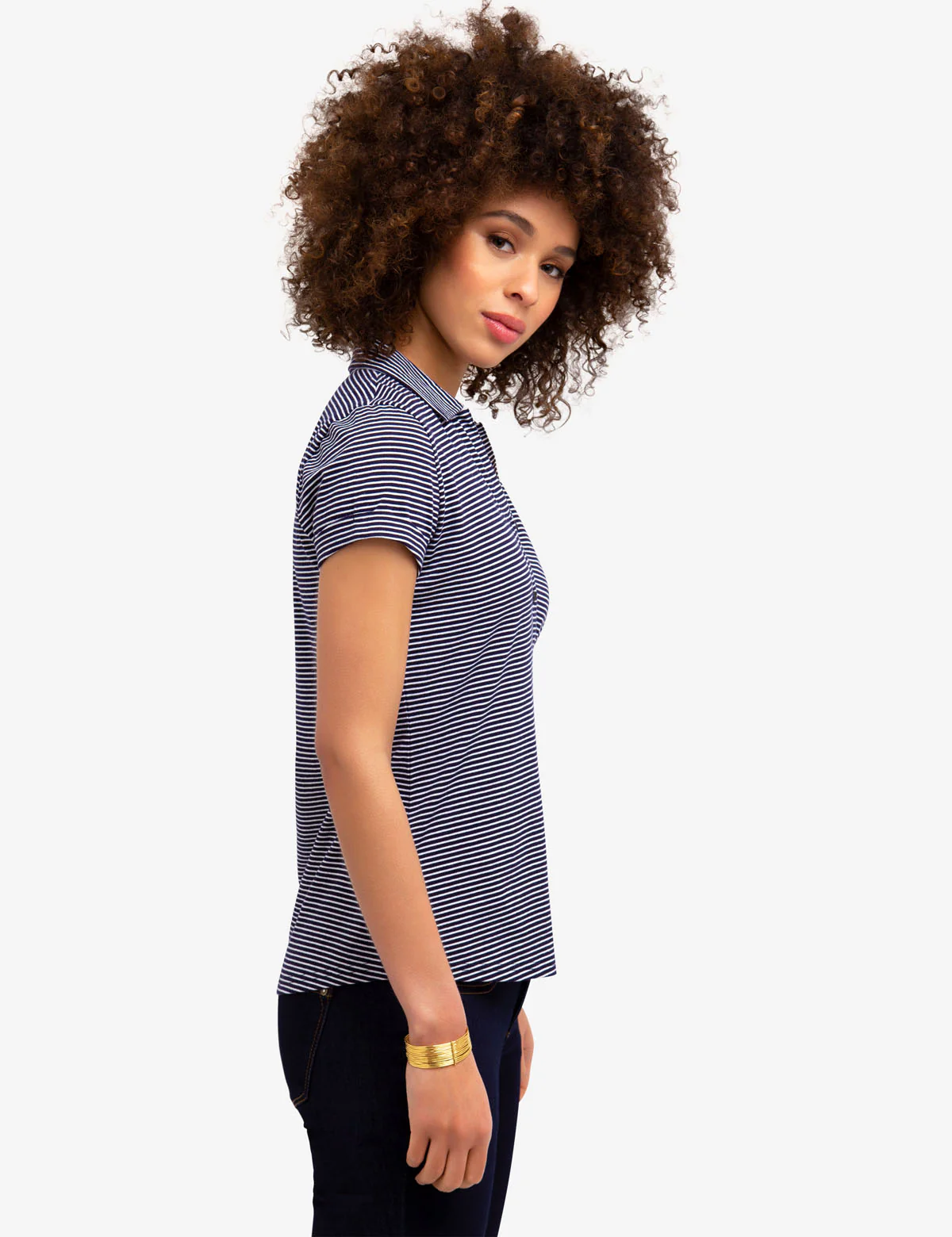 STRIPED POLO SHIRT - Image 3