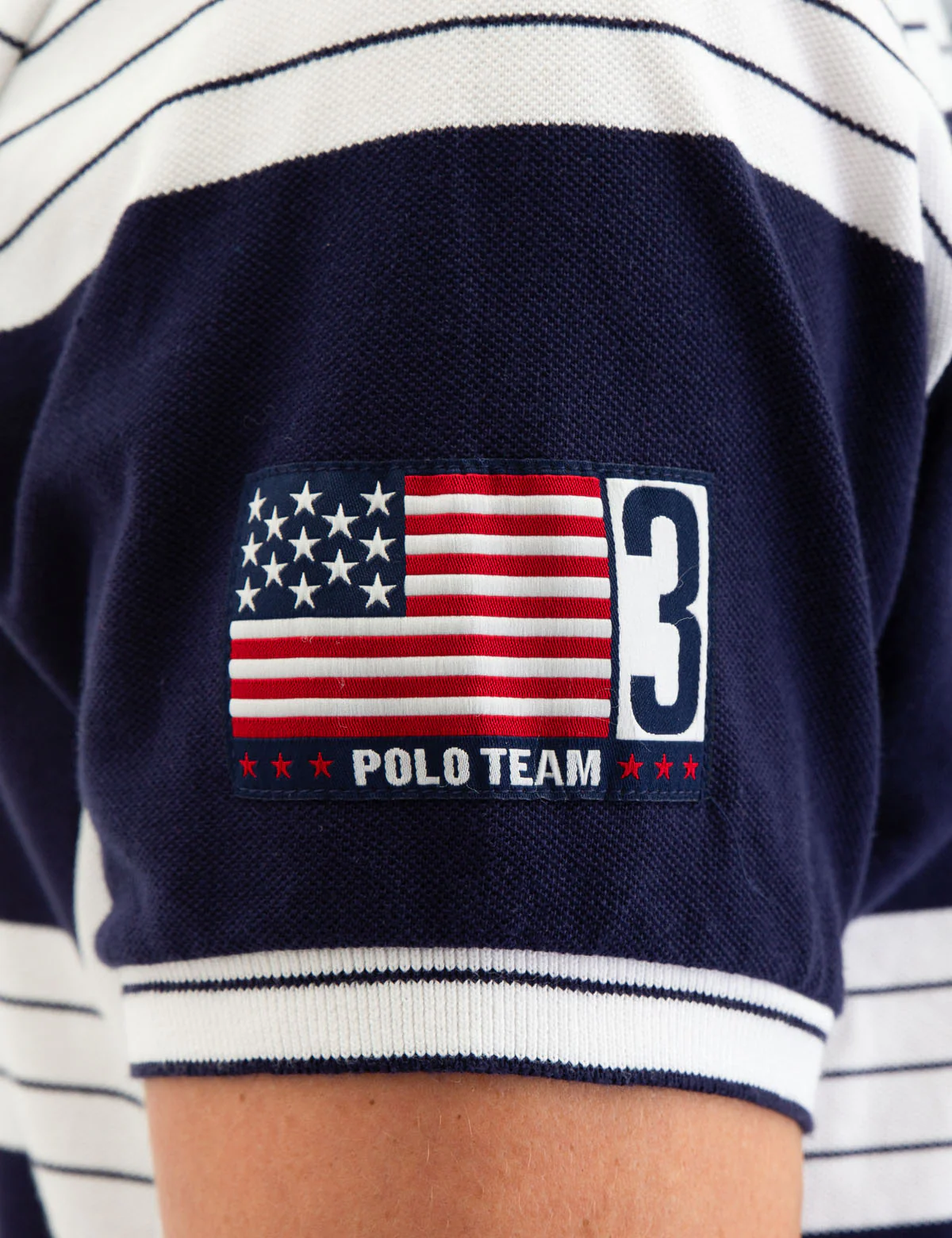 STRIPED PIQUE POLO SHIRT - Image 11