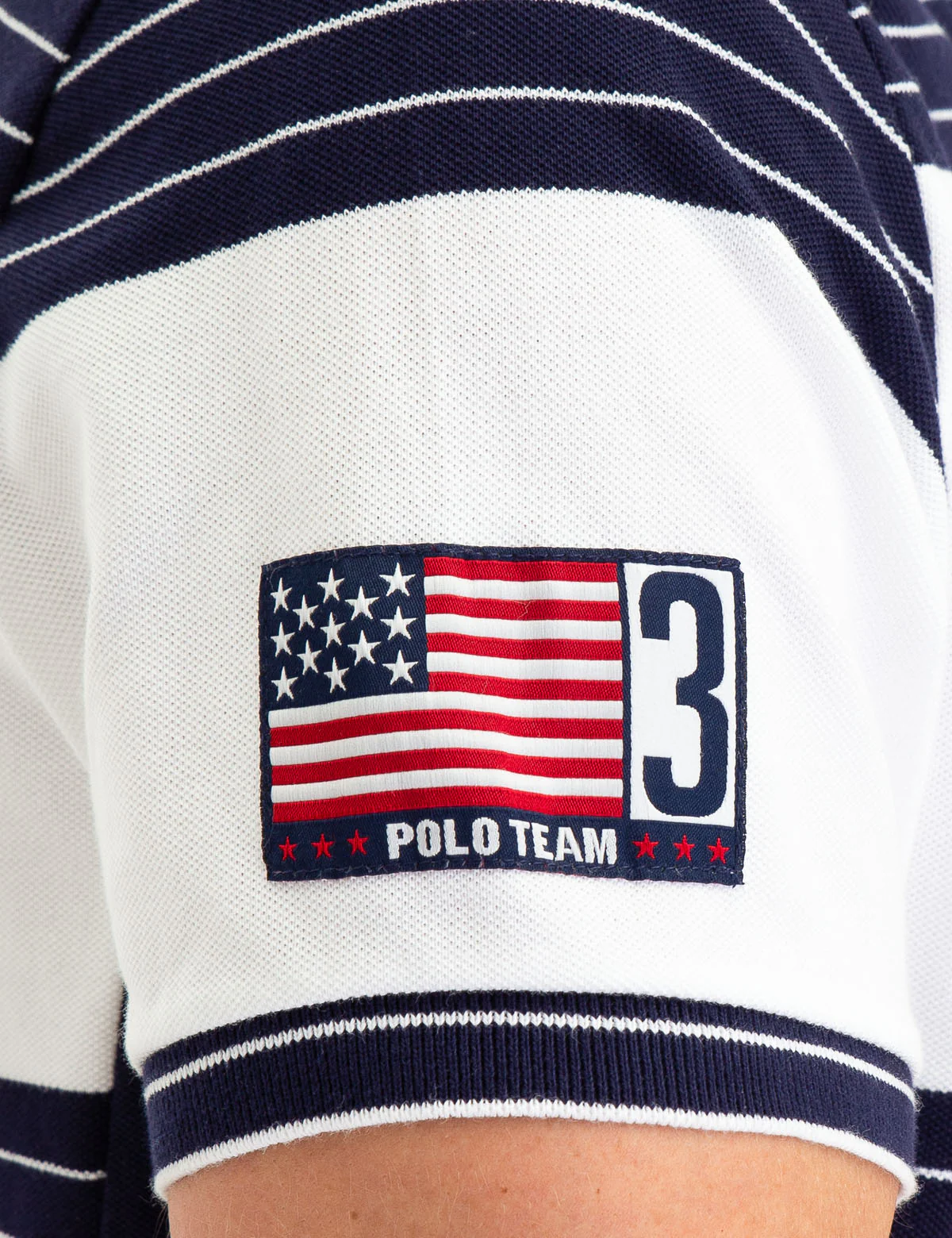 STRIPED PIQUE POLO SHIRT - Image 3