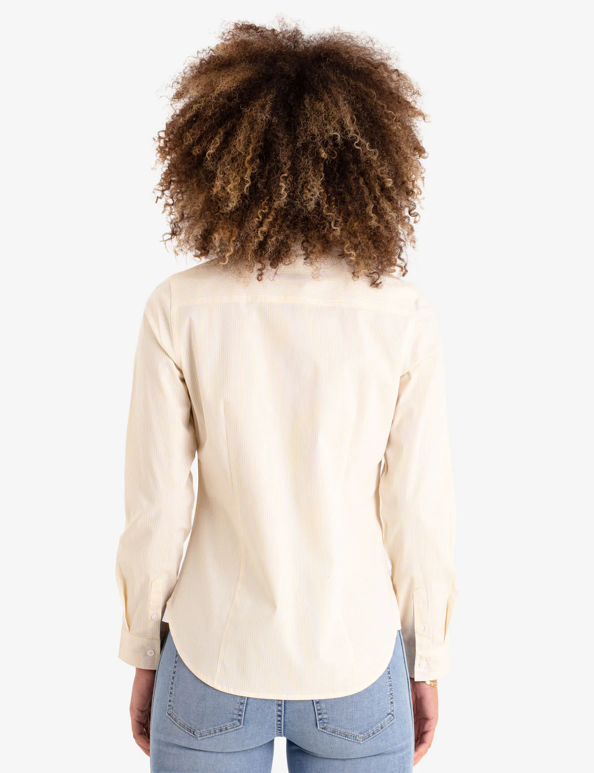 STRIPED POPLIN LONG SLEEVE SHIRT - Image 3