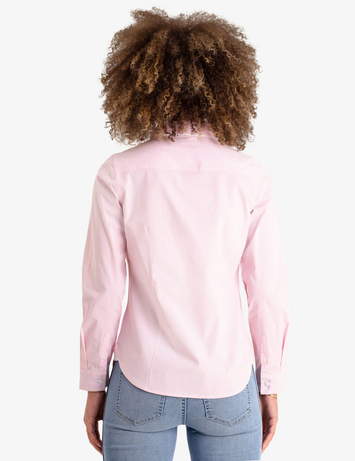 STRIPED POPLIN LONG SLEEVE SHIRT - Image 8