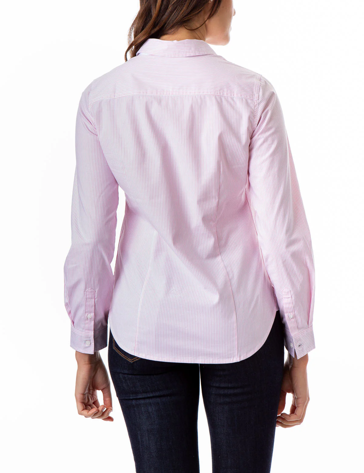 STRIPED POPLIN LONG SLEEVE SHIRT - Image 10