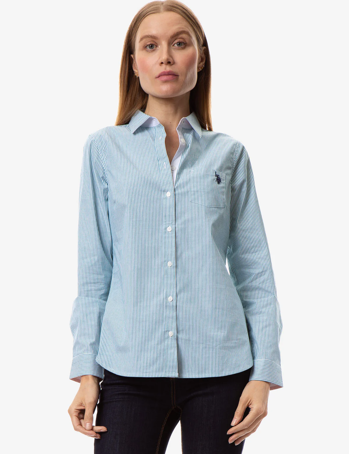 STRIPED POPLIN LONG SLEEVE SHIRT - Image 17