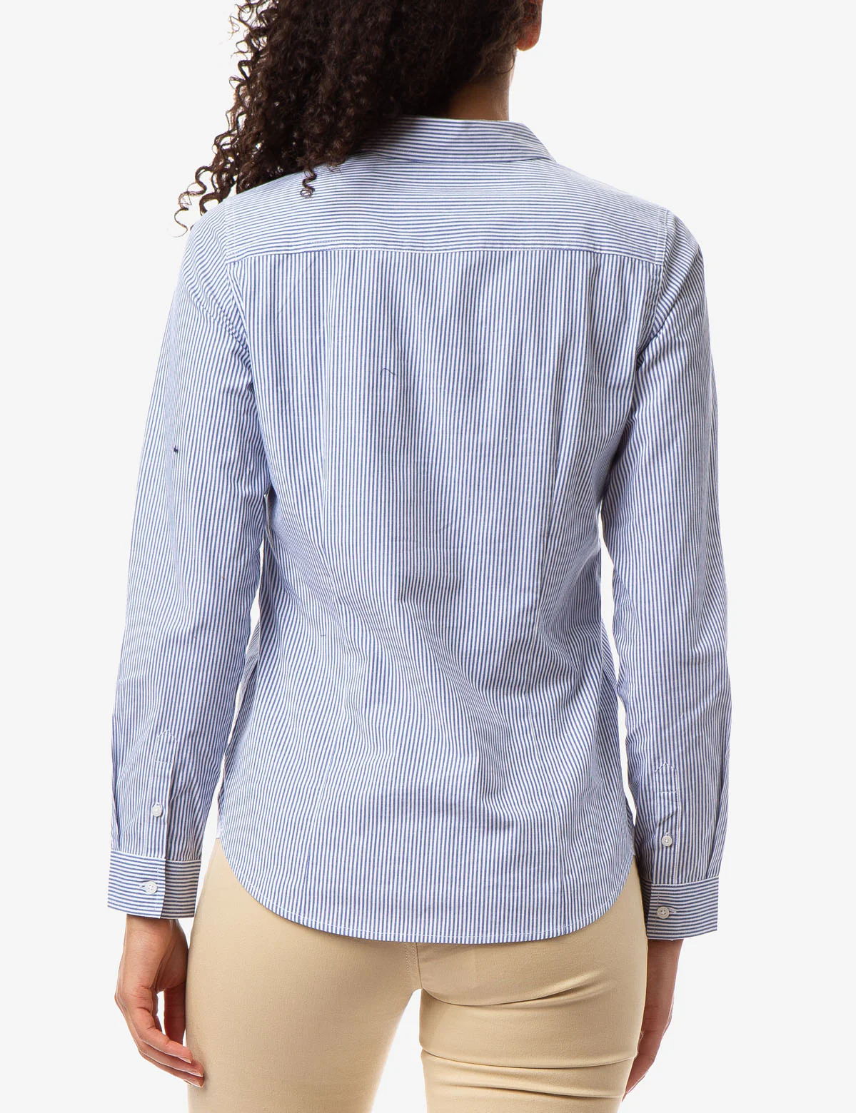 STRIPED POPLIN LONG SLEEVE SHIRT - Image 3
