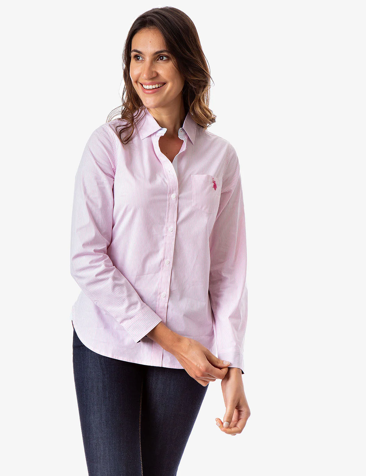 STRIPED POPLIN LONG SLEEVE SHIRT - Image 7