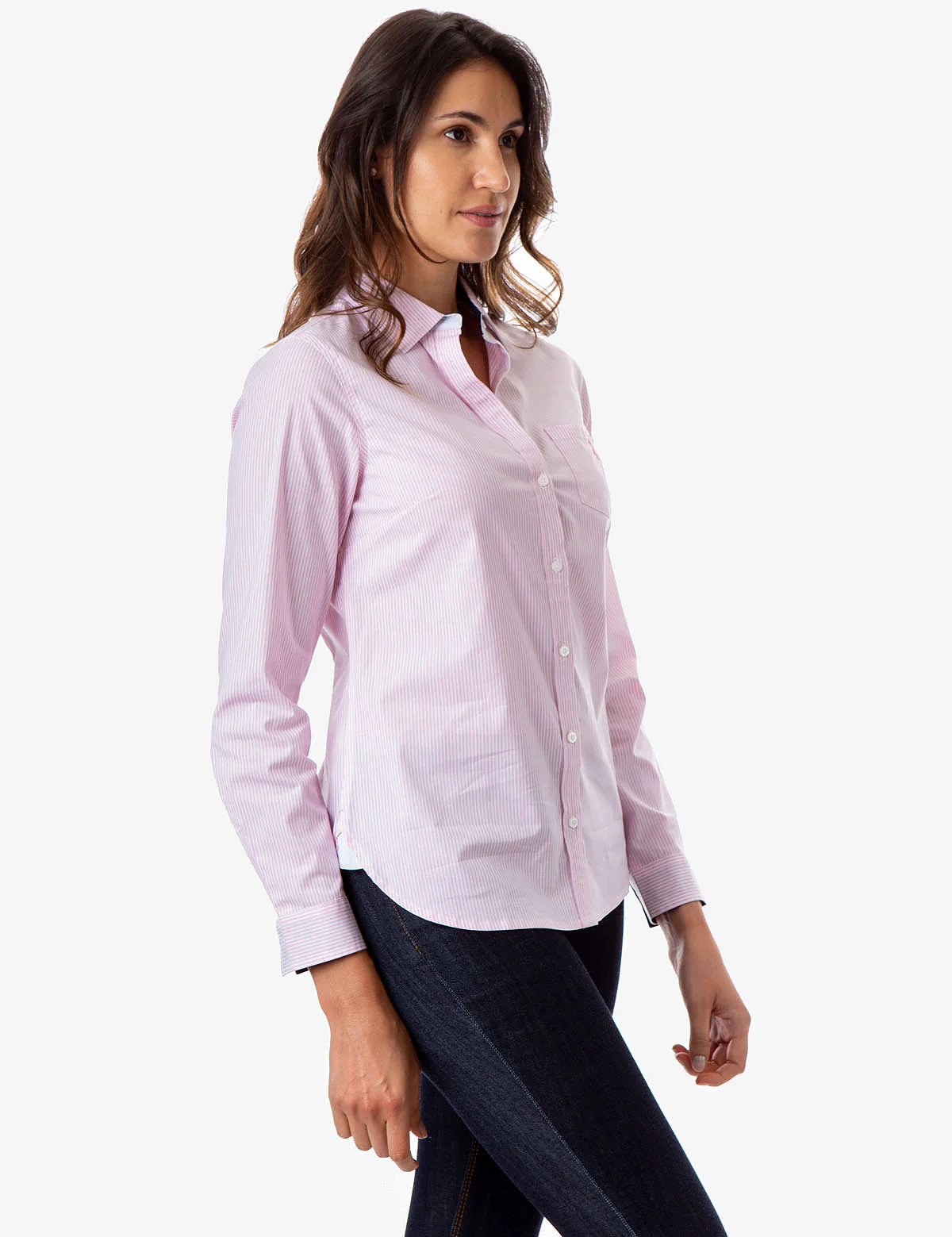 STRIPED POPLIN LONG SLEEVE SHIRT - Image 9
