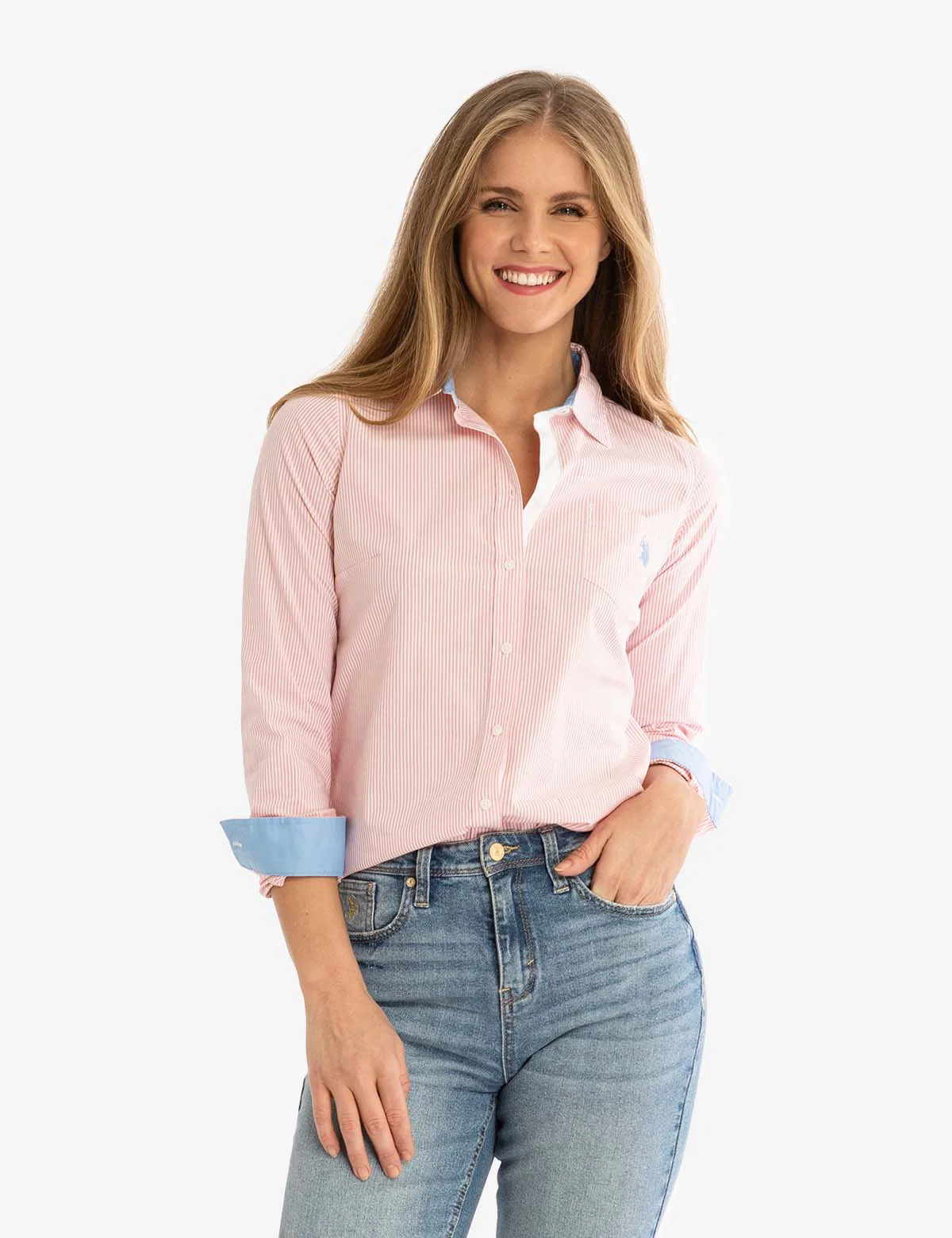 STRIPED POPLIN LONG SLEEVE SHIRT - Image 11