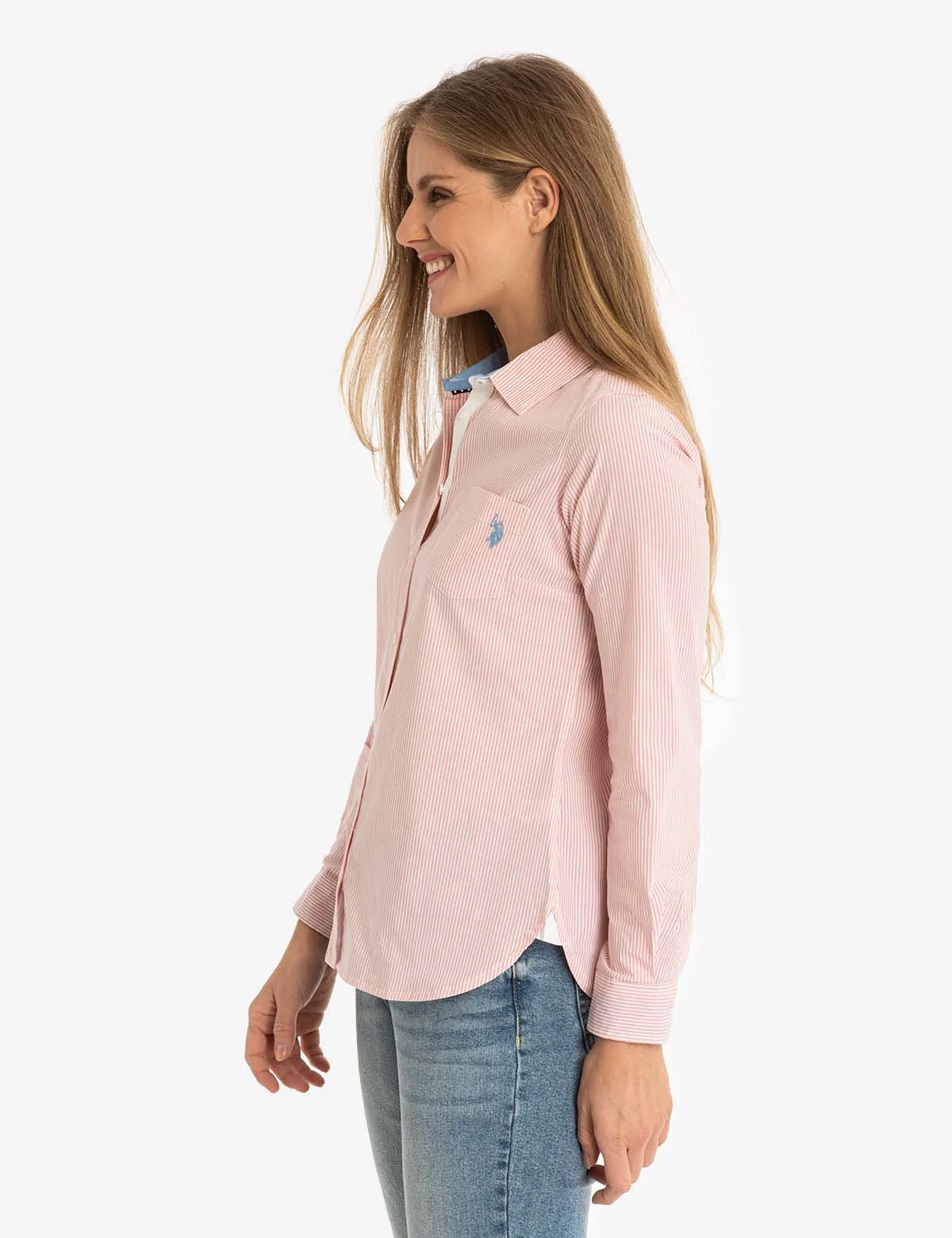STRIPED POPLIN LONG SLEEVE SHIRT - Image 14