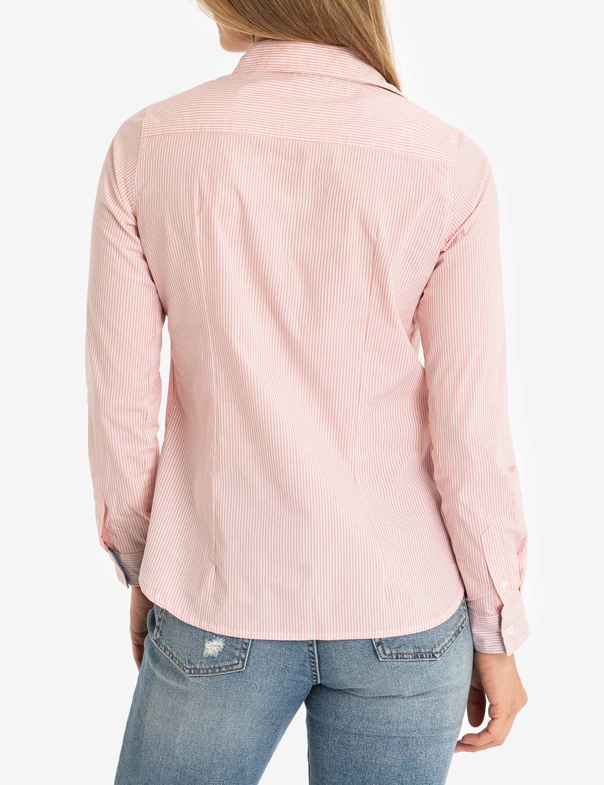 STRIPED POPLIN LONG SLEEVE SHIRT - Image 16